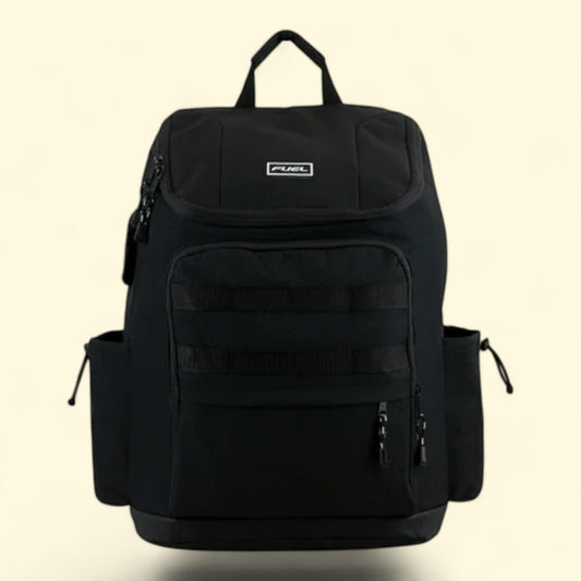 Unisex Outdoor Cargo Backpack, Black, Size