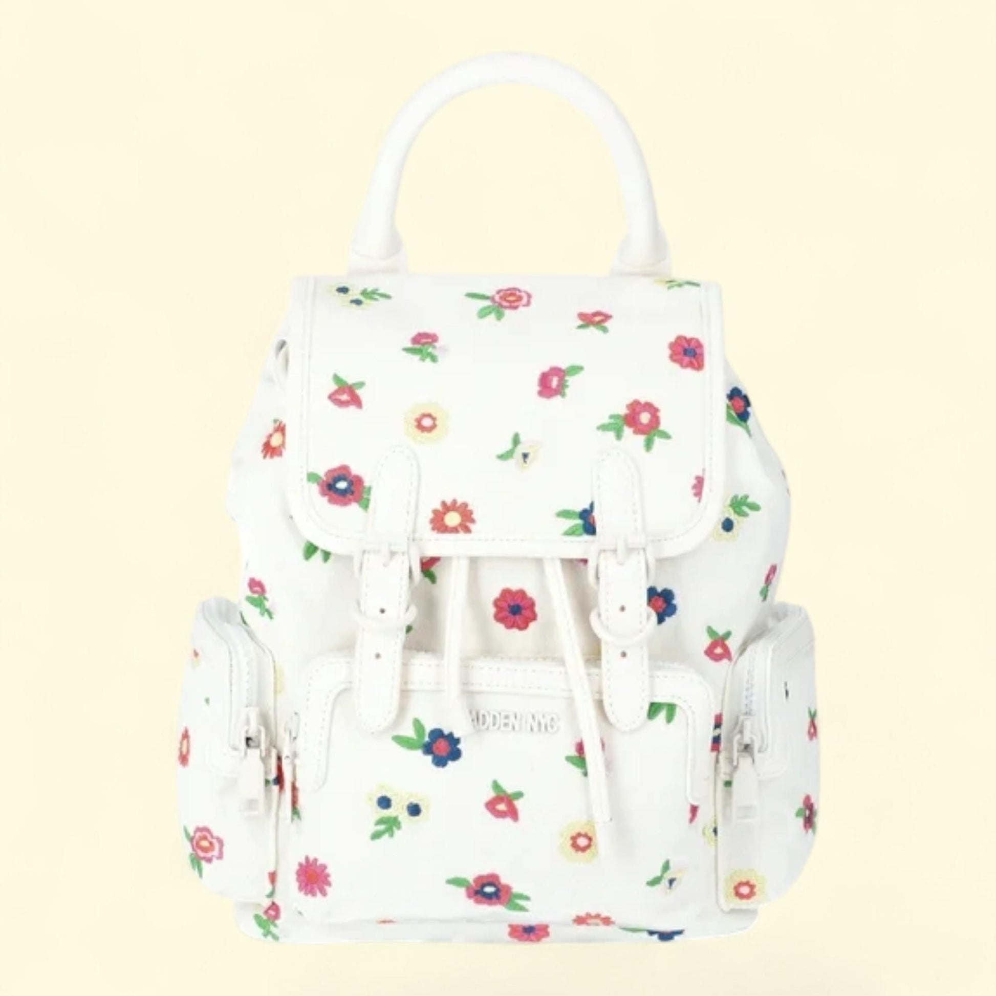 Women's Buckle Flap Backpack, Floral, Size — authentic US product shipped worldwide by Treatspree
