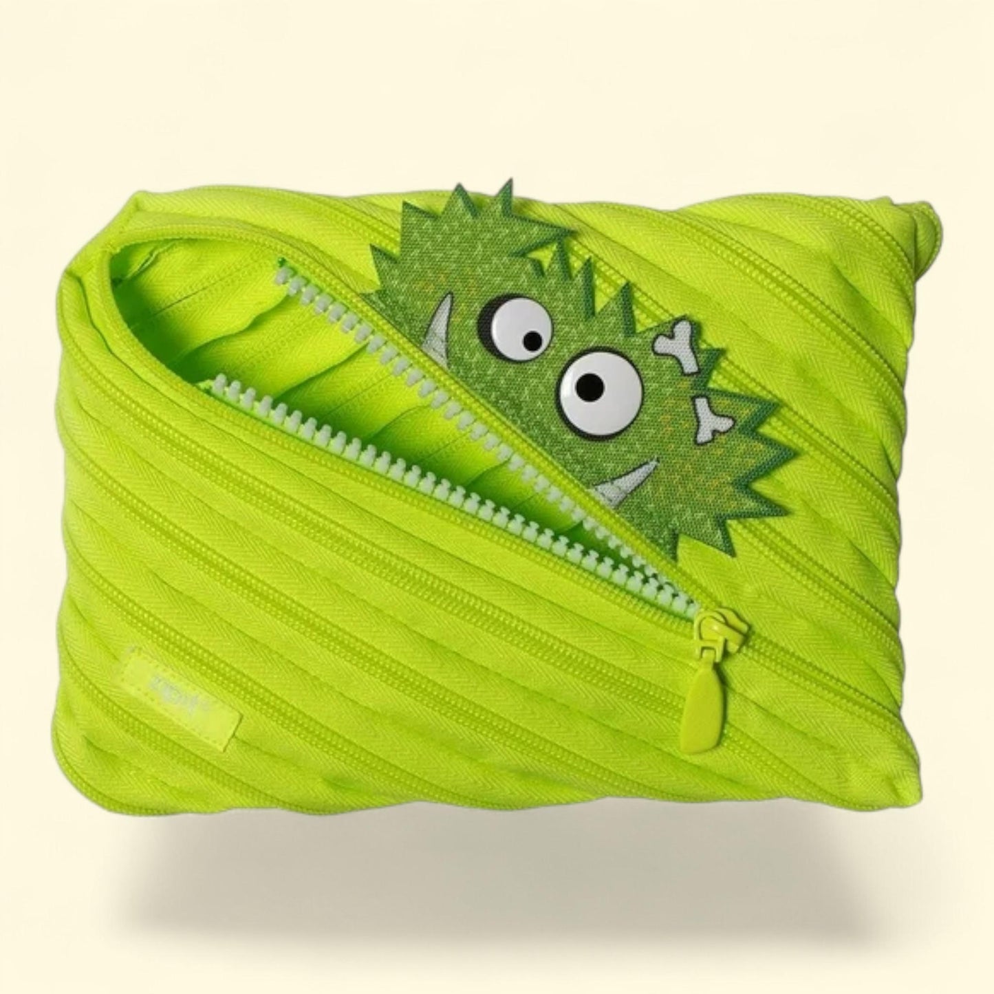 ZIPIT Monster Large Pencil Case, Holds up to 60 Pens, Lime