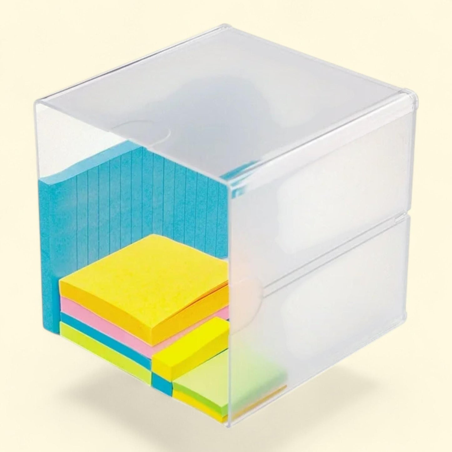 Deflecto Cube Organizer, 6 x 6 x 6, Clear — authentic US product shipped worldwide by Treatspree