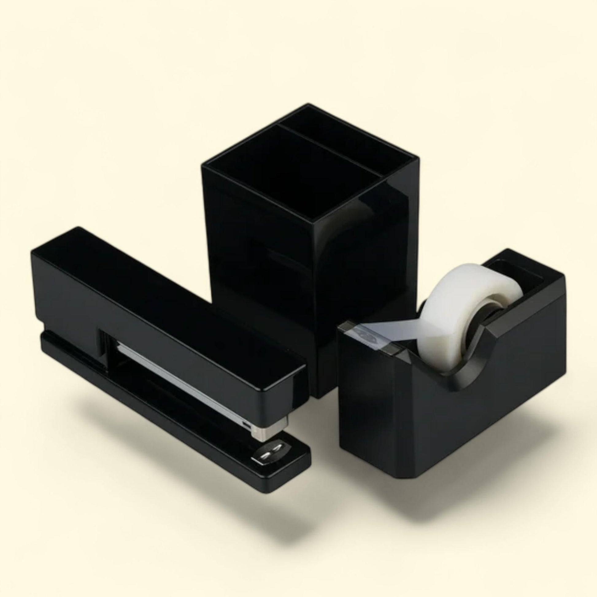 JAM Paper Desk Trio Set, Black, 3 per Pack — authentic US product shipped worldwide by Treatspree