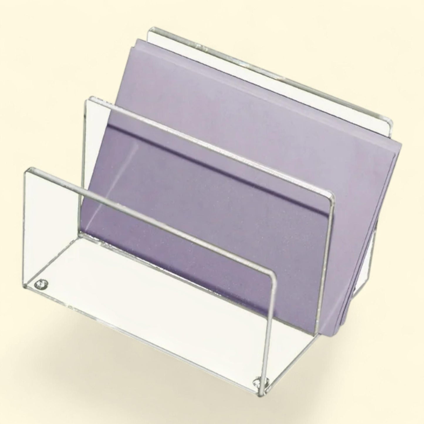 Kantek Clear Acrylic Mini Sorter, 6 X 4 X 4 inches