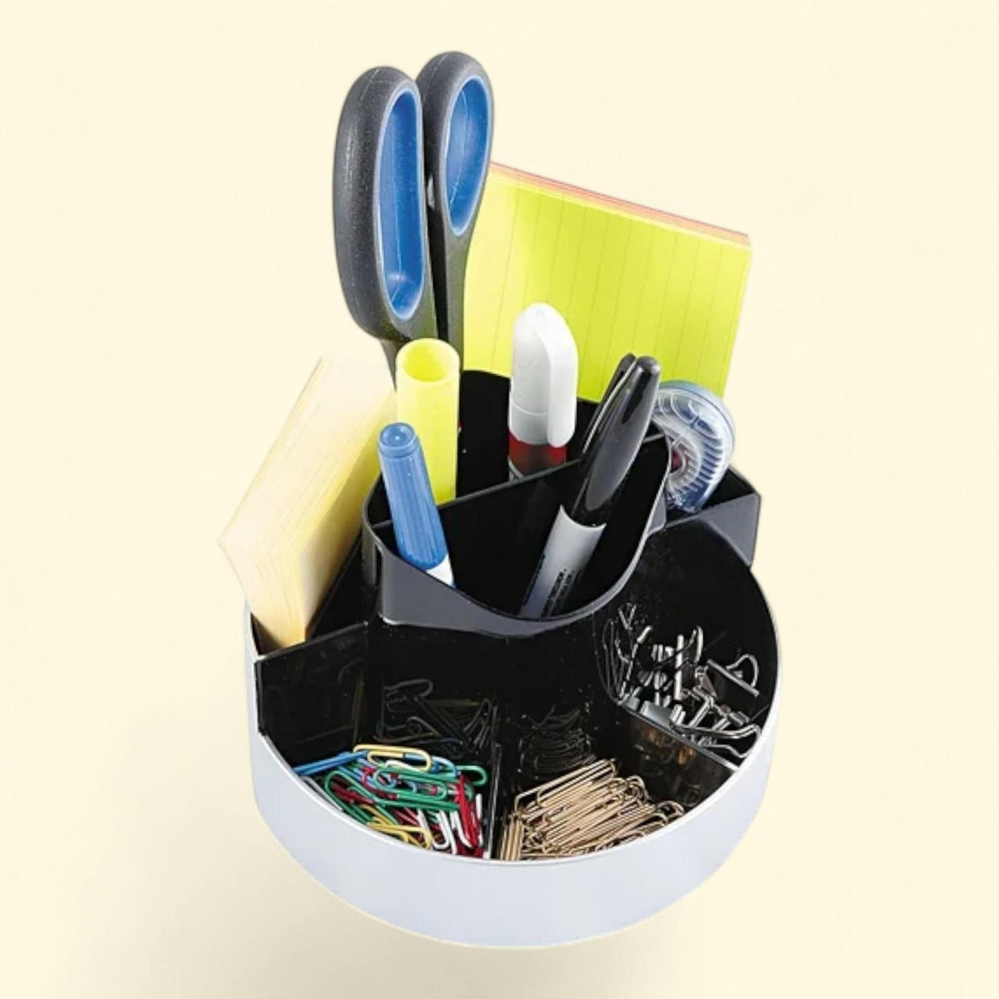 Kantek Inc. Rotating Desk Organizer, Plastic, 6 X 5 3/4 X 4 1/2, Bl... — authentic US product shipped worldwide by Treatspree