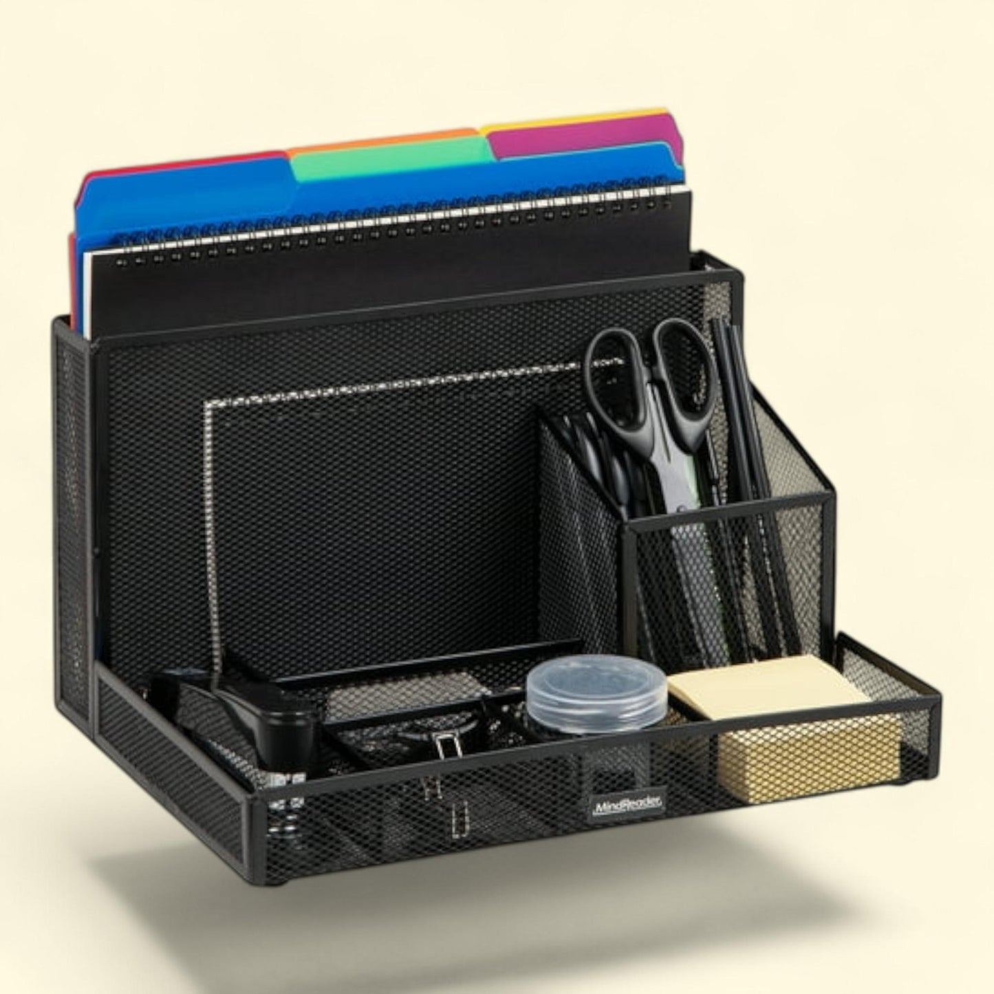 Mind Reader Desktop Organizer, Vertical File, 12.5"L x 9"W x 7.25"H