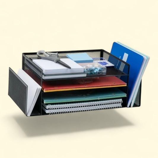 Mind Reader Desktop Organizer, Black