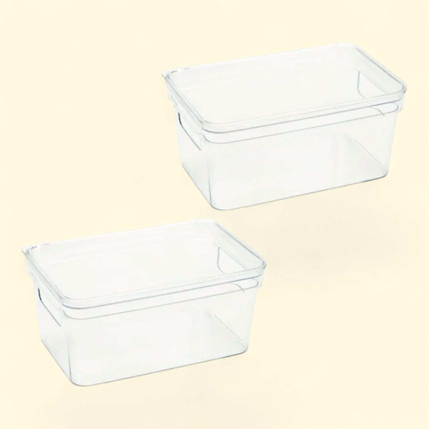 Simplify Small Lidded Storage Bin, 2 Pack