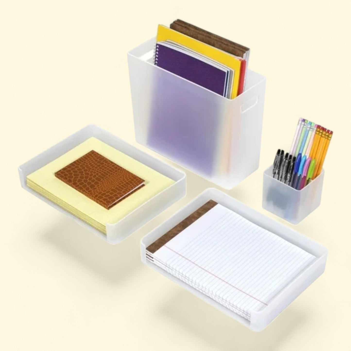 Sorbus Desk Organizer Set, Paper File Organization Box, Stackable L... — authentic US product shipped worldwide by Treatspree