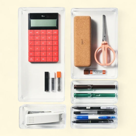 Sorbus Office Organizer, Storage Bin Drawer Organizers, 5-Piece Set