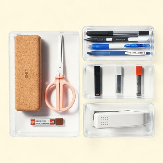 Sorbus Storage Bin Drawer Organizers, 4-Piece Set