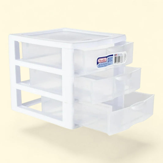 Sterilite 3 Drawer Unit, Small