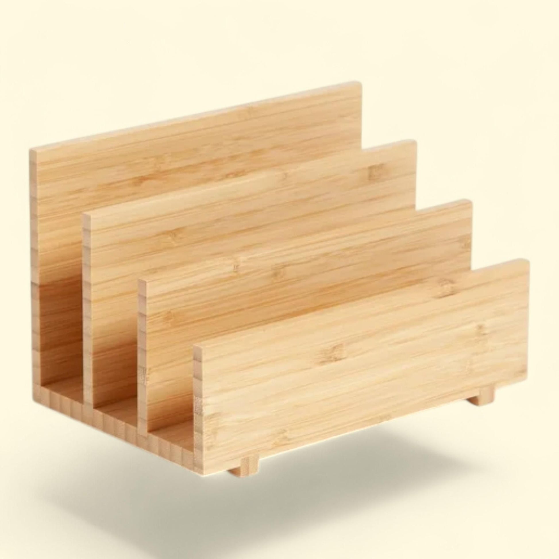 U Brands Letter Sorter, 7.5" x 4.7" x 4.8", Bamboo — authentic US product shipped worldwide by Treatspree