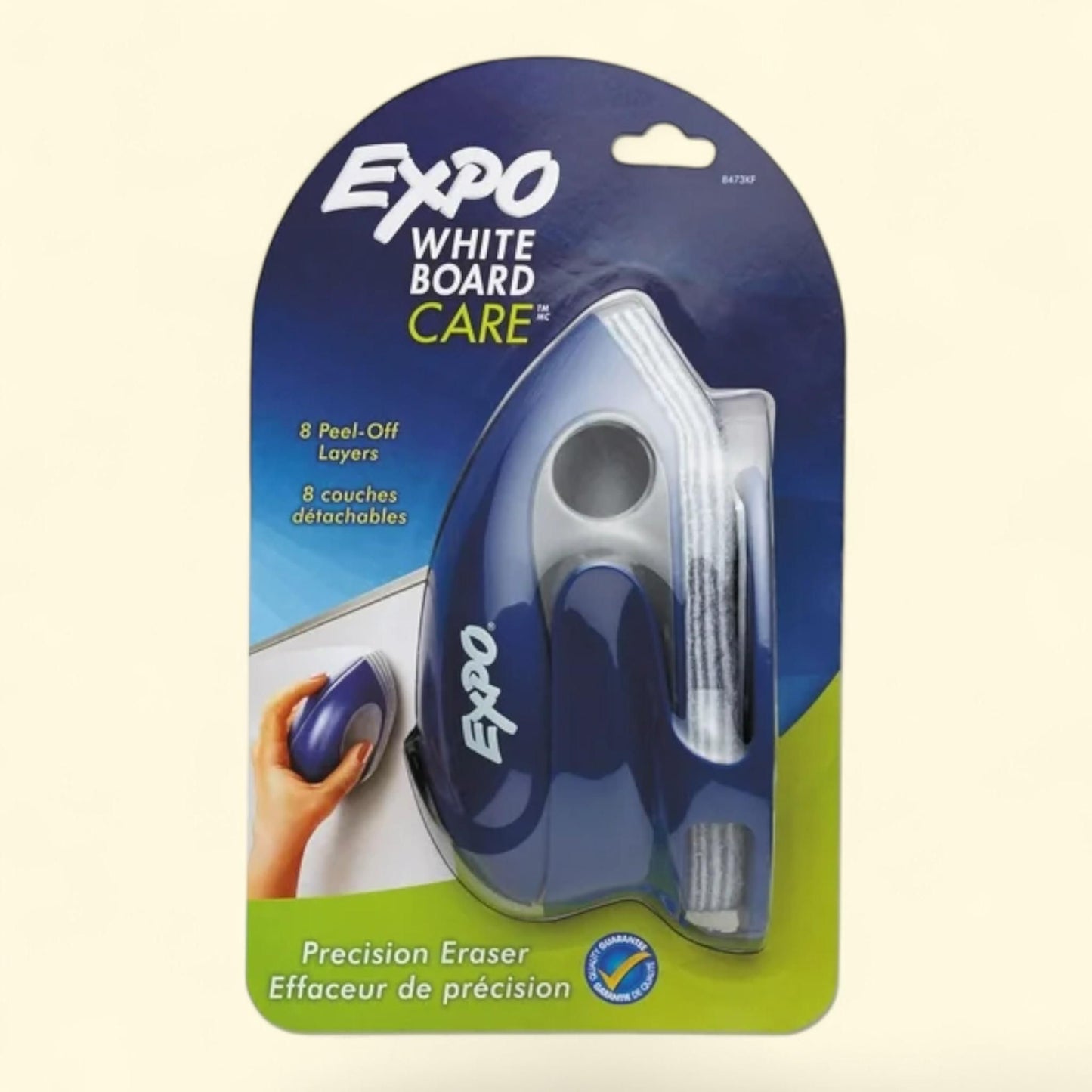 EXPO Dry Erase Precision Eraser, 8-Peel Off Layers