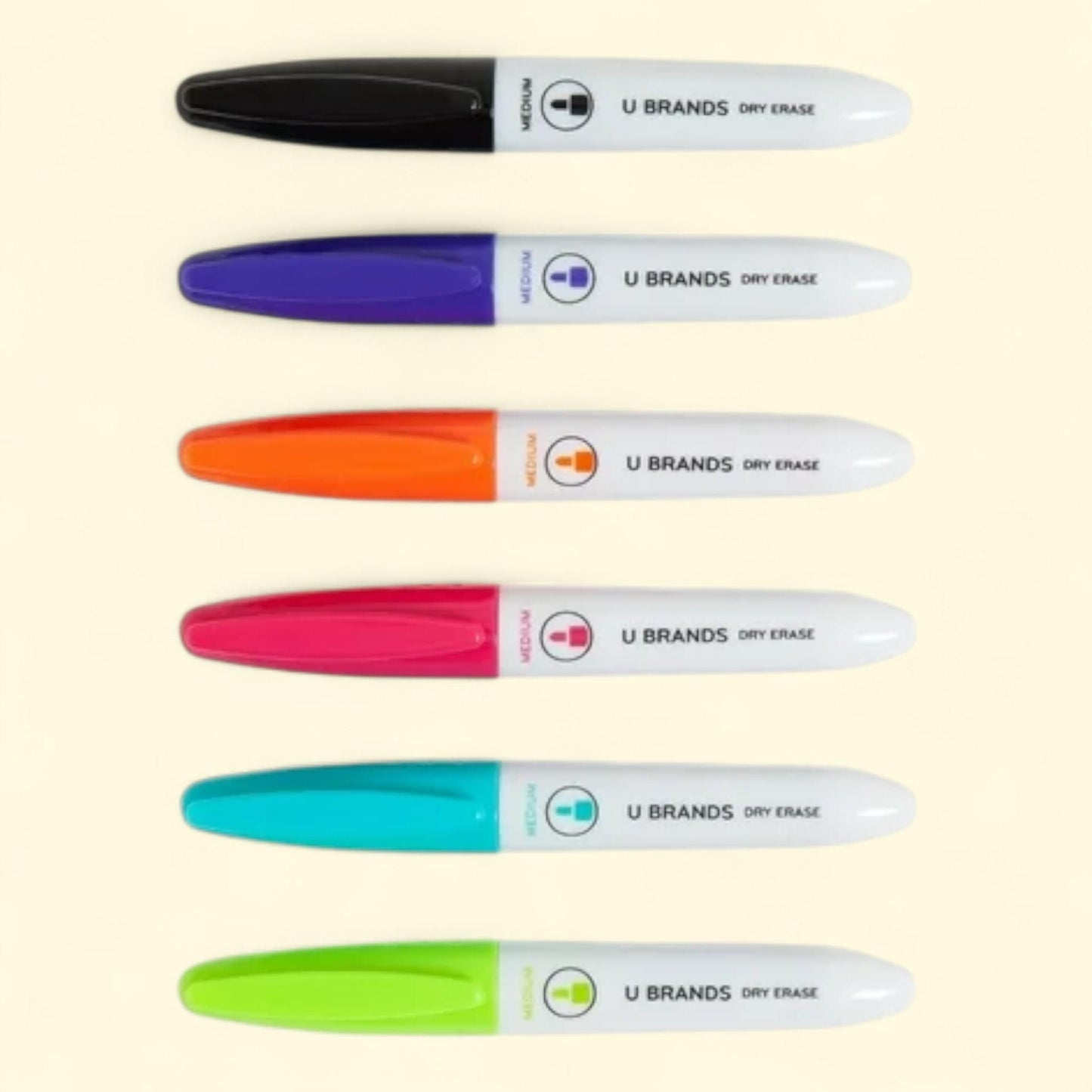 U Brands Dry Erase Markers, Mini, 6 Count — authentic US product shipped worldwide by Treatspree