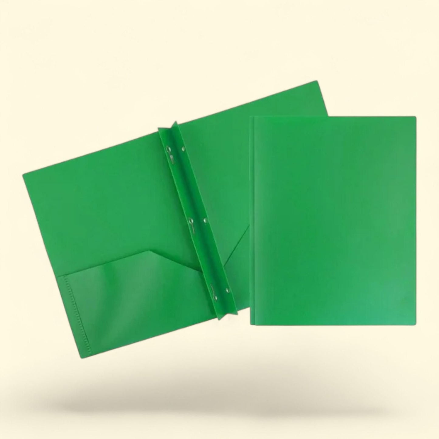 JAM Paper POP Folders, Green, 3/Pack