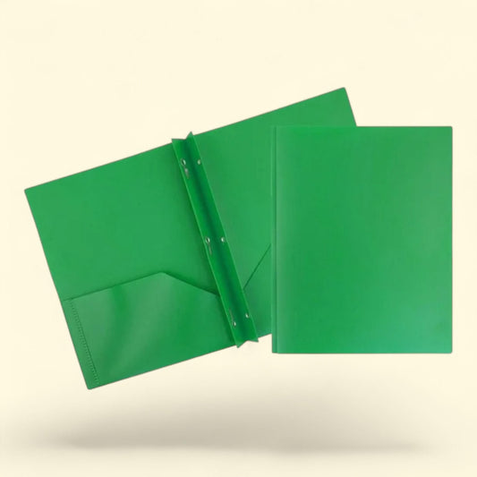 JAM Paper POP Folders, Green, 3/Pack