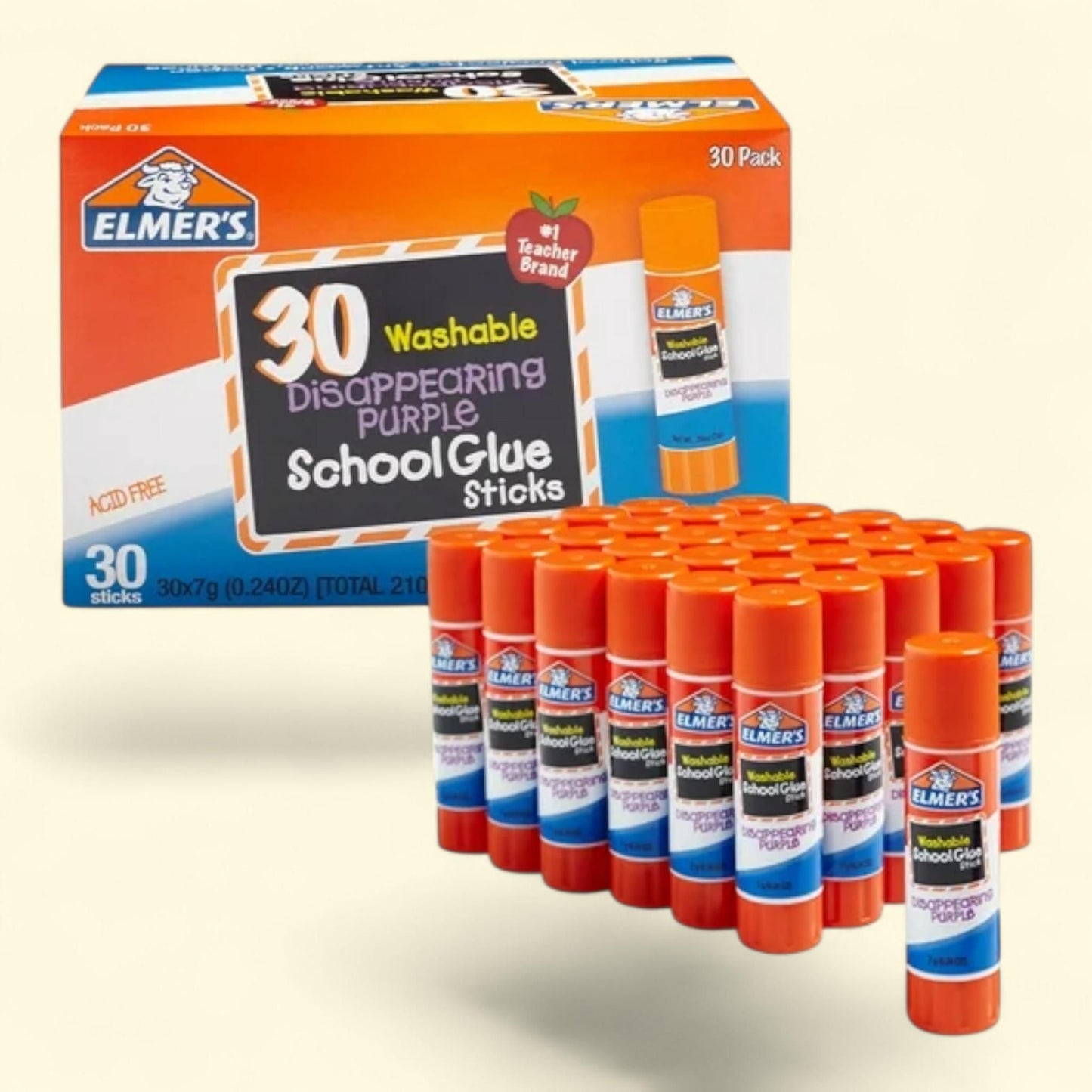 Elmer's Glue Sticks, 7 Gram, 30 Count