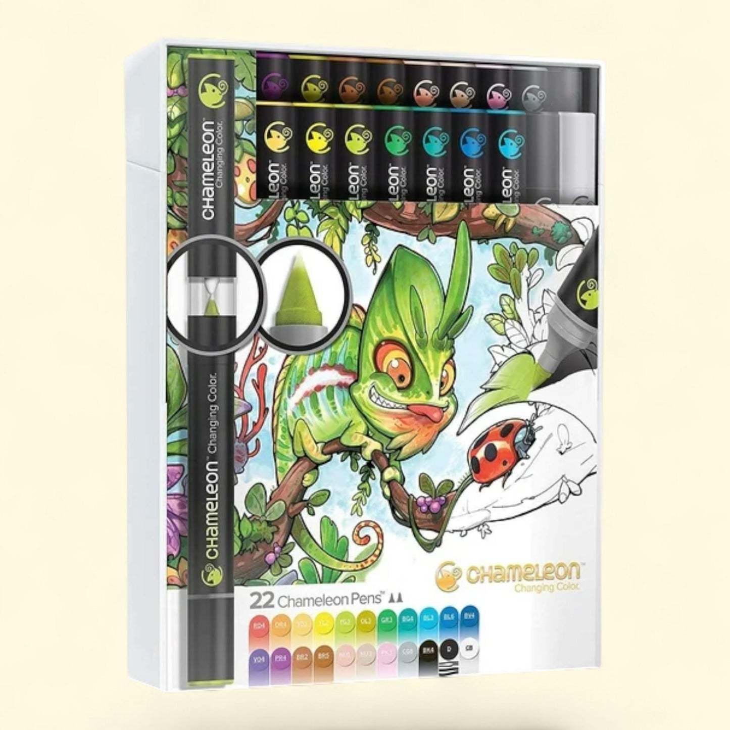 Chameleon Art Products Deluxe Set Markers, 22 Count
