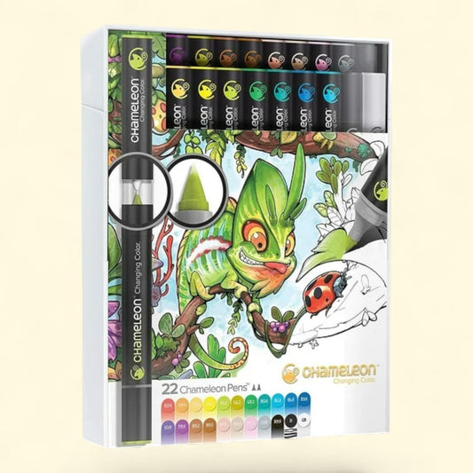 Chameleon Art Products Deluxe Set Markers, 22 Count