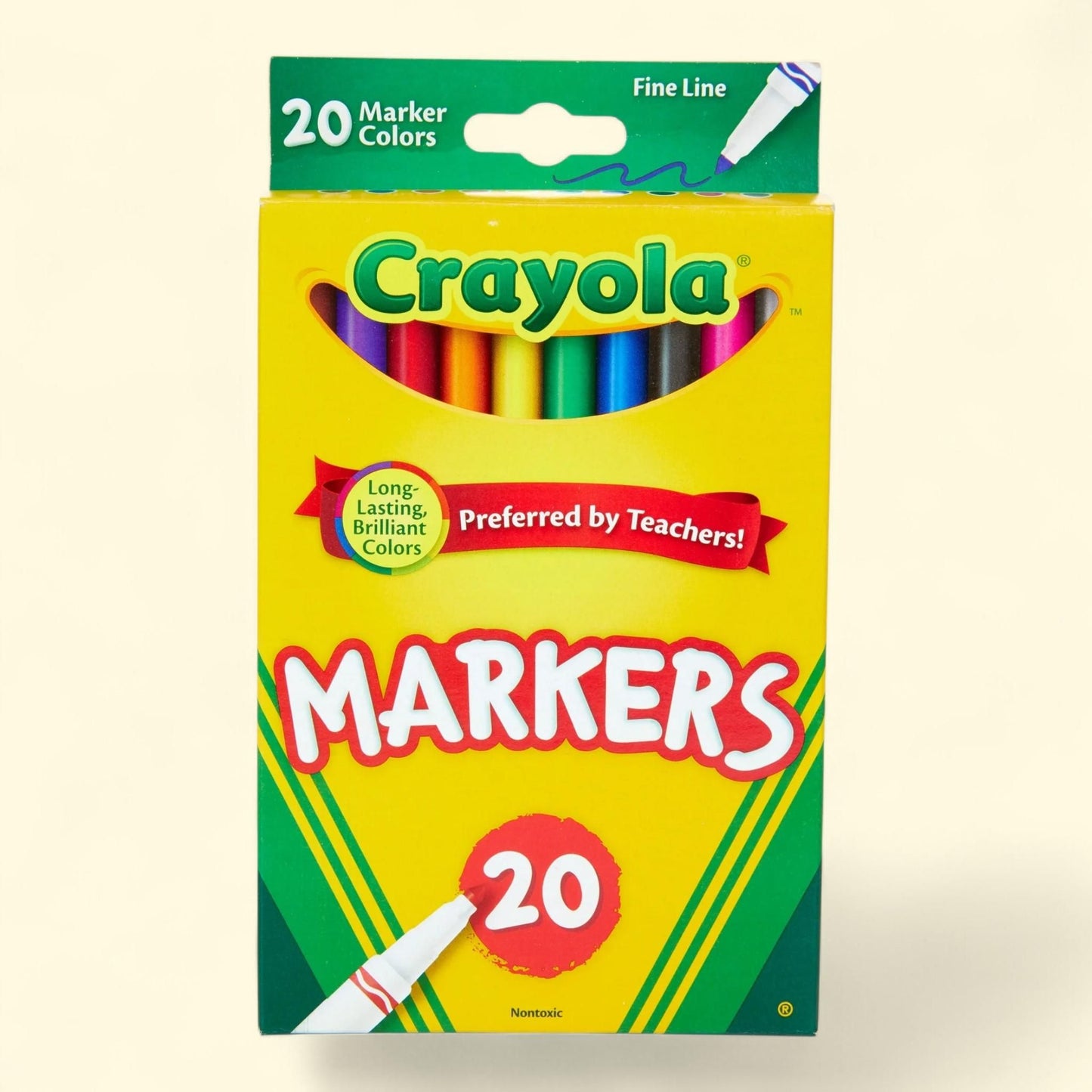 Crayola Fine Line Classic Markers, 20 Ct
