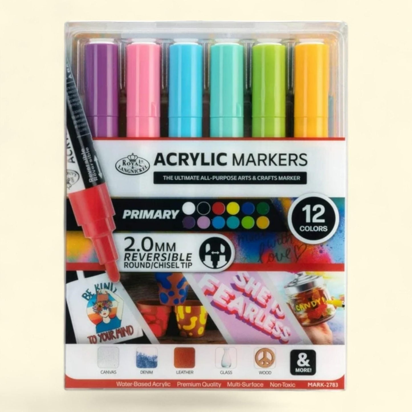 Royal & Langnickel Acrylic Markers, 12PC, 2.0 mm