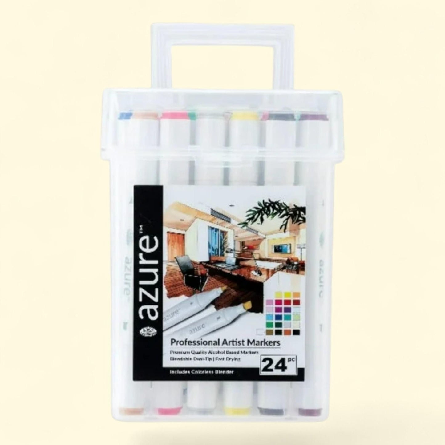 Royal & Langnickel Azure 24 pc Color Marker Sets
