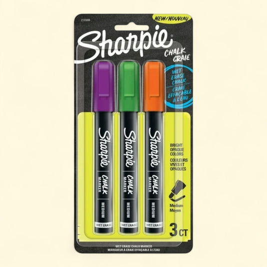 Sharpie Chalk Markers, 3 Count
