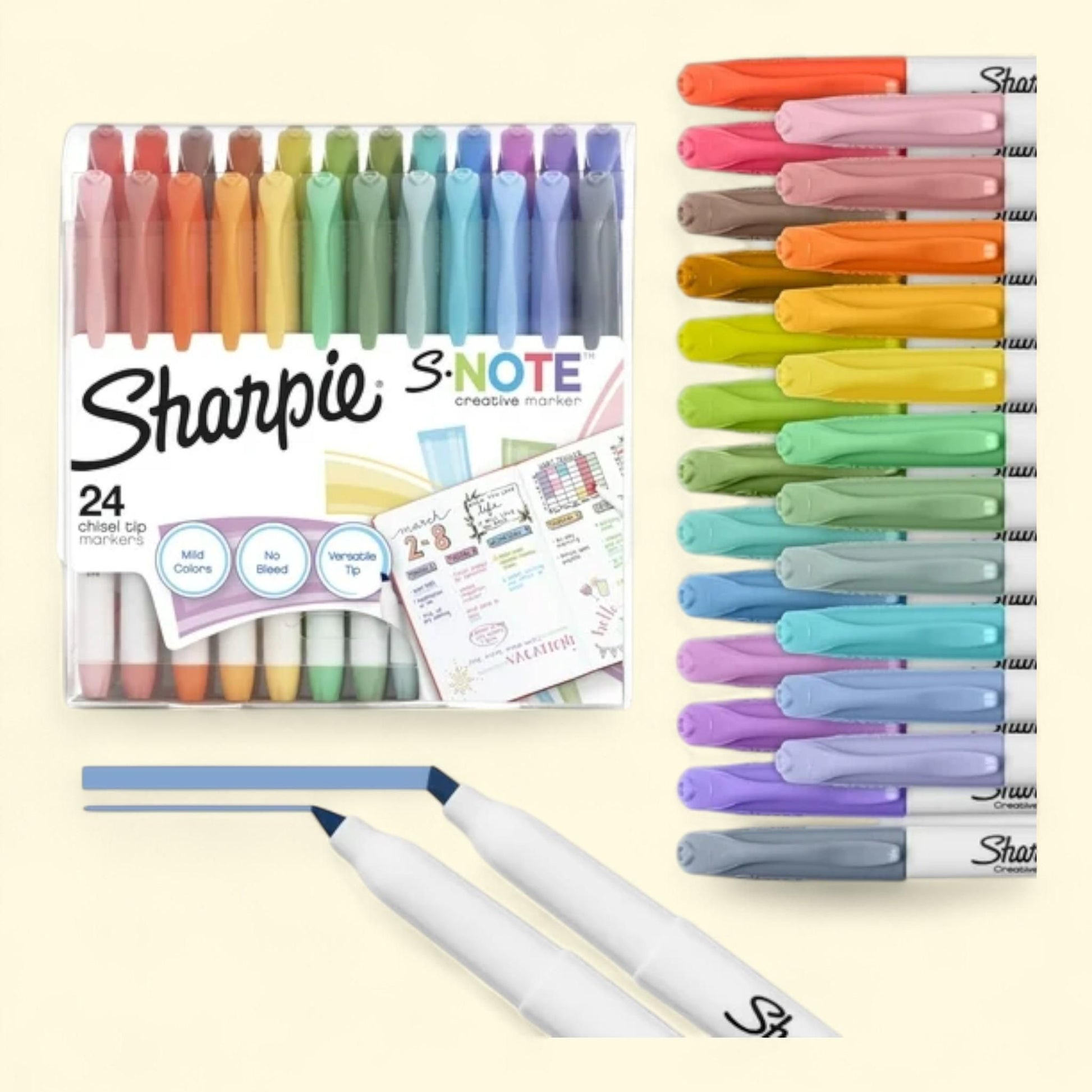 Sharpie S-Note Creative Markers, 24 Count — authentic US product shipped worldwide by Treatspree