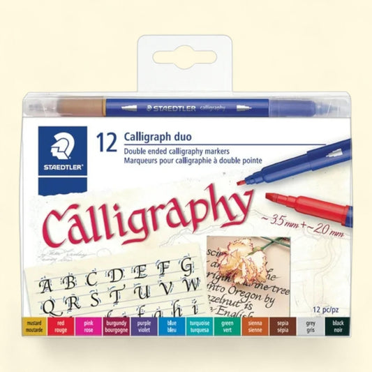 Staedtler Calligraphy Markers, 12 Count
