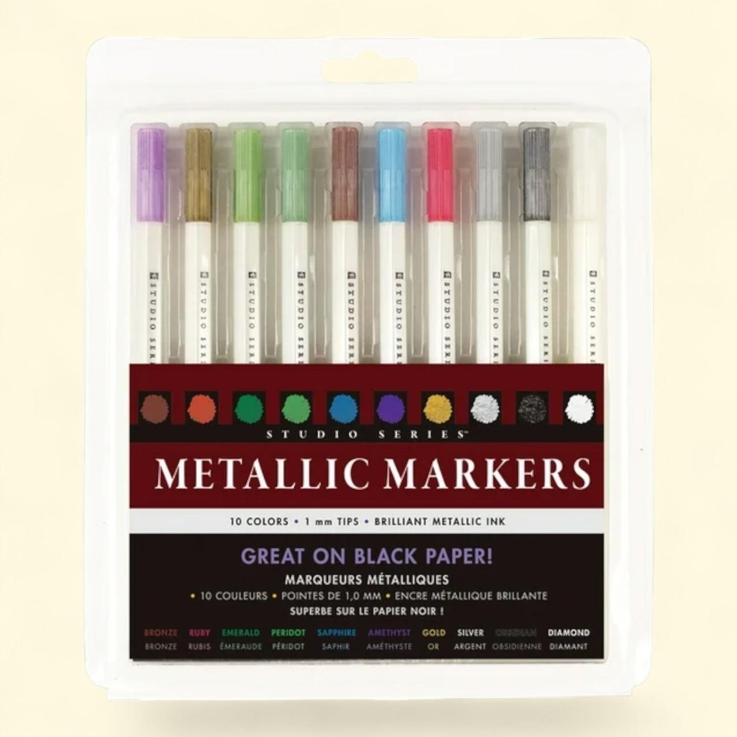 Studio Series Metallic Marker Set, 12 Count