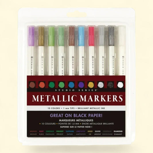 Studio Series Metallic Marker Set, 12 Count