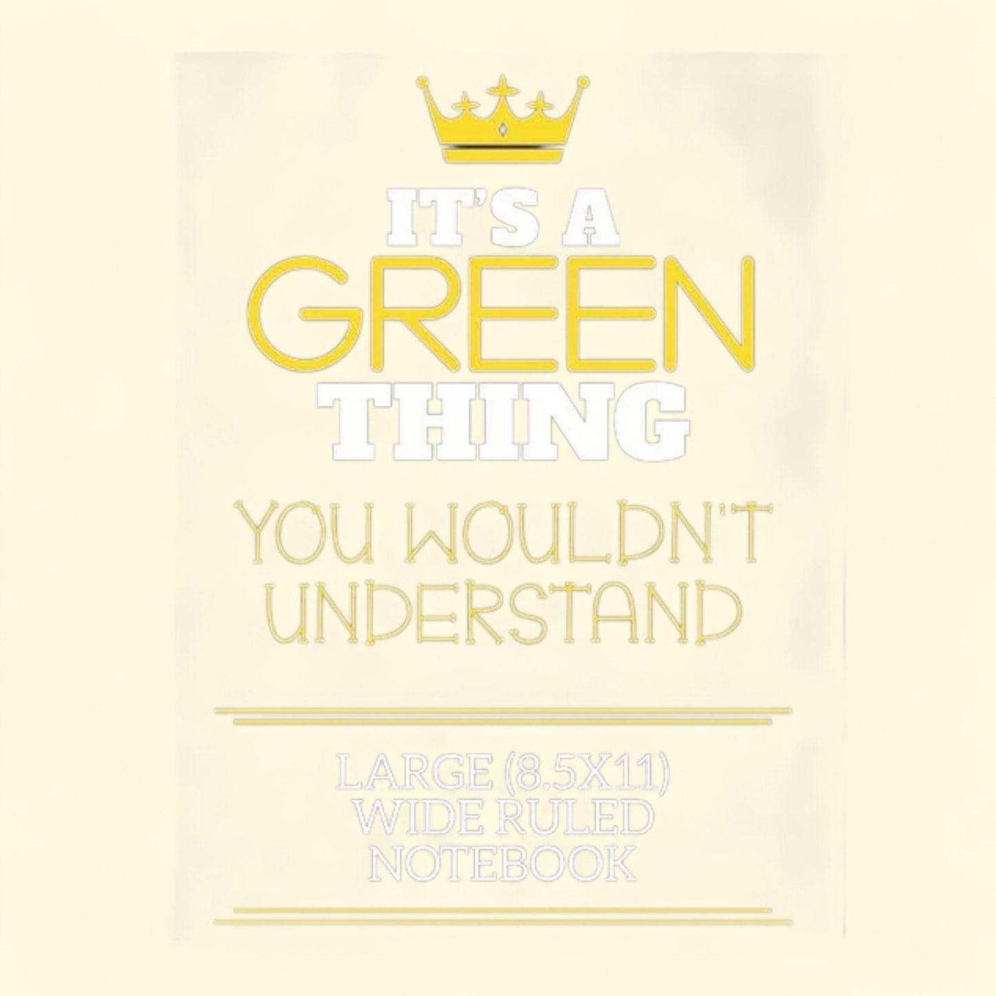 Hog Composition Notebook, Wide Ruled, Paperback.