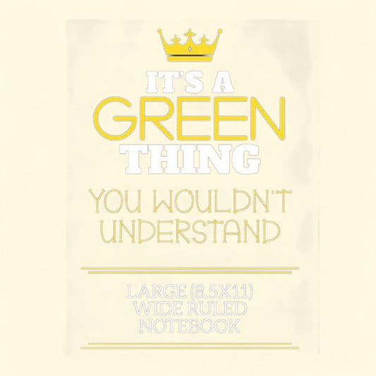 Hog Composition Notebook, Wide Ruled, Paperback.