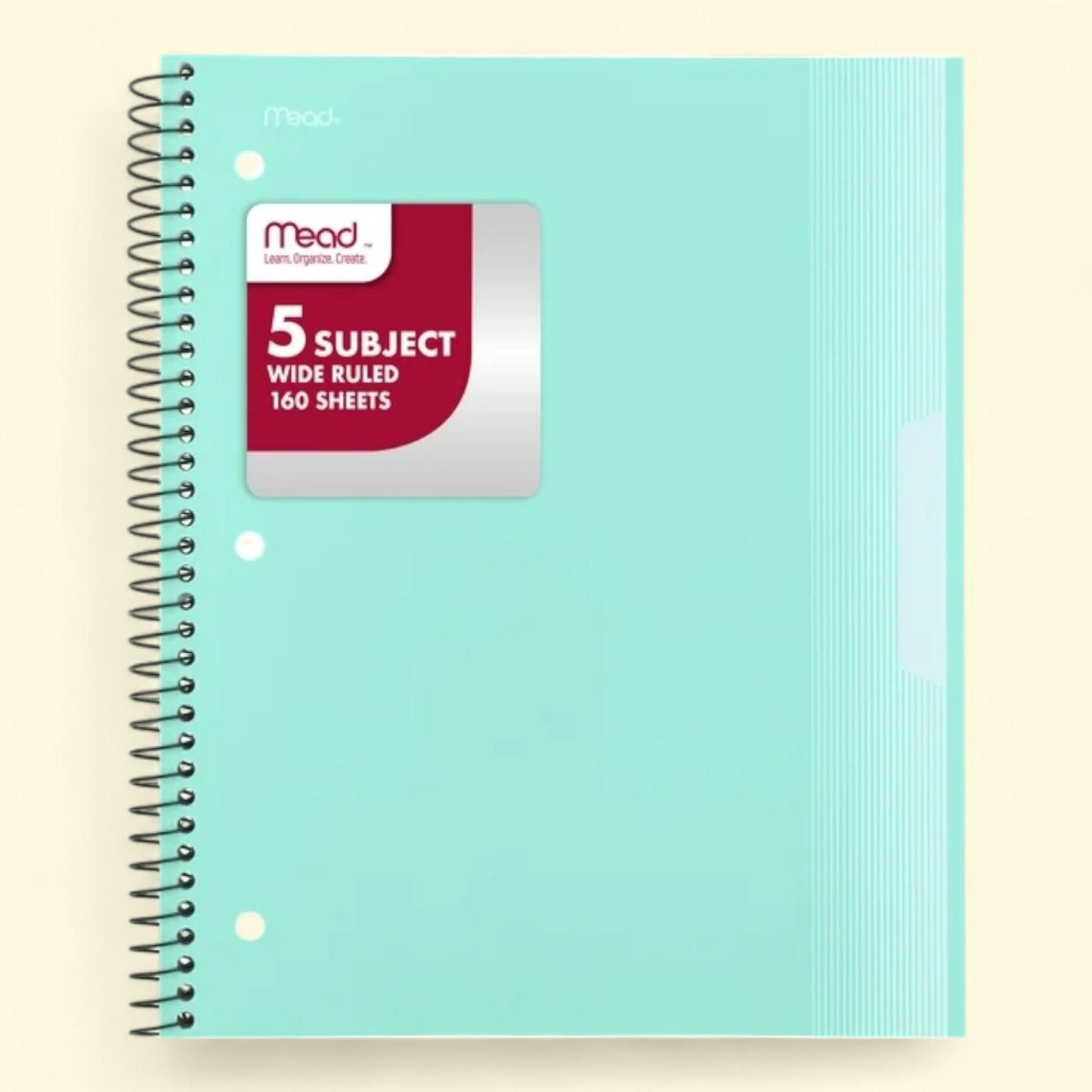 Initial P Composition Notebook, Wide Ruled, Pink Flamingo, Paperback