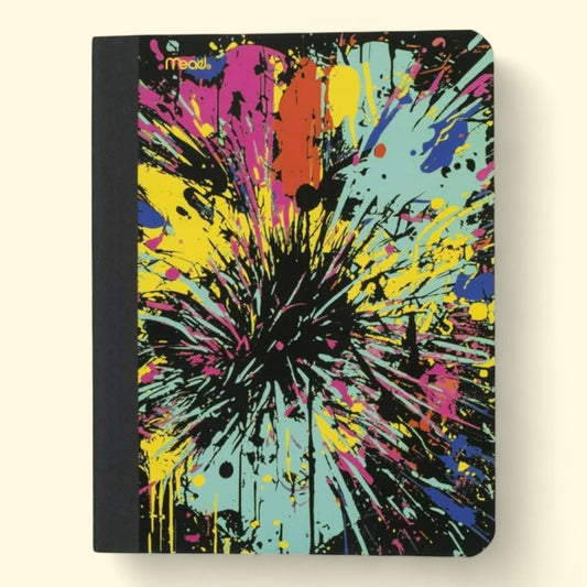 Initial Z Pink Flamingo Composition Notebook, Wide Ruled, 8.5 x 11"