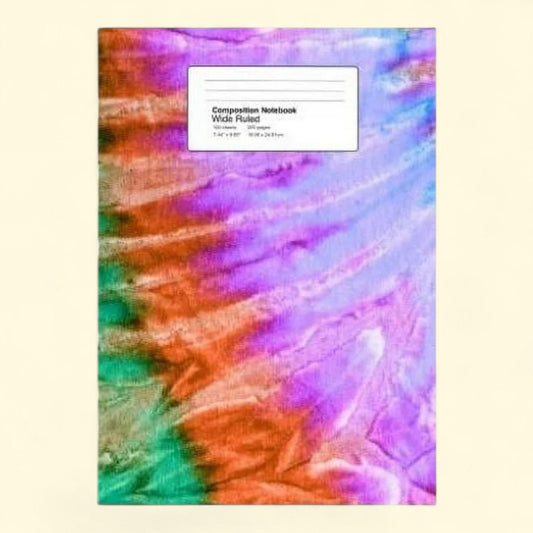 Boho Feather Style Composition Notebook, 8.5 x 11, 110 pages