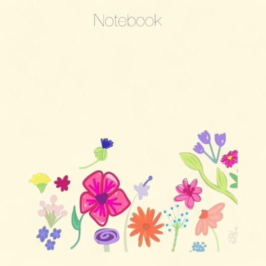 Composition Notebook: Tropical Beach Design, Collage Ruled Pages, Paperback