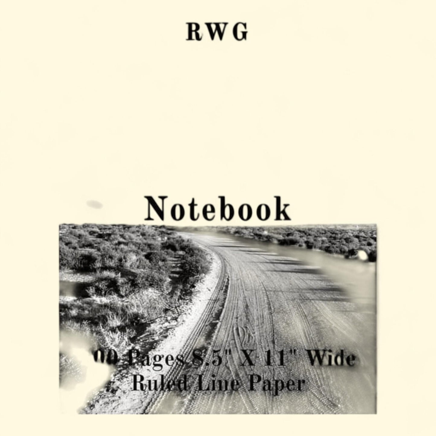 Poppy Sue Composition Notebook: Unicorn and Stars, Wide Ruled 7.5 x 9.25 in