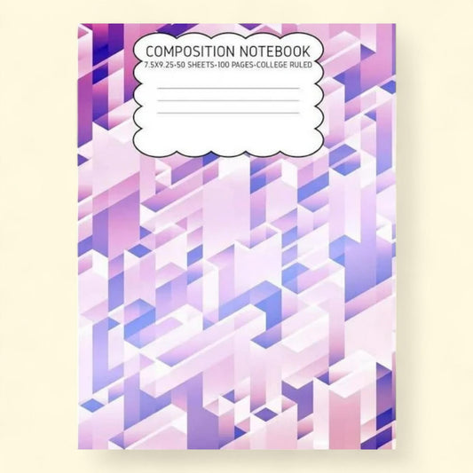 Five Star Bows Composition Book, College Ruled, 80 Sheets, 7.5" x 9.75"