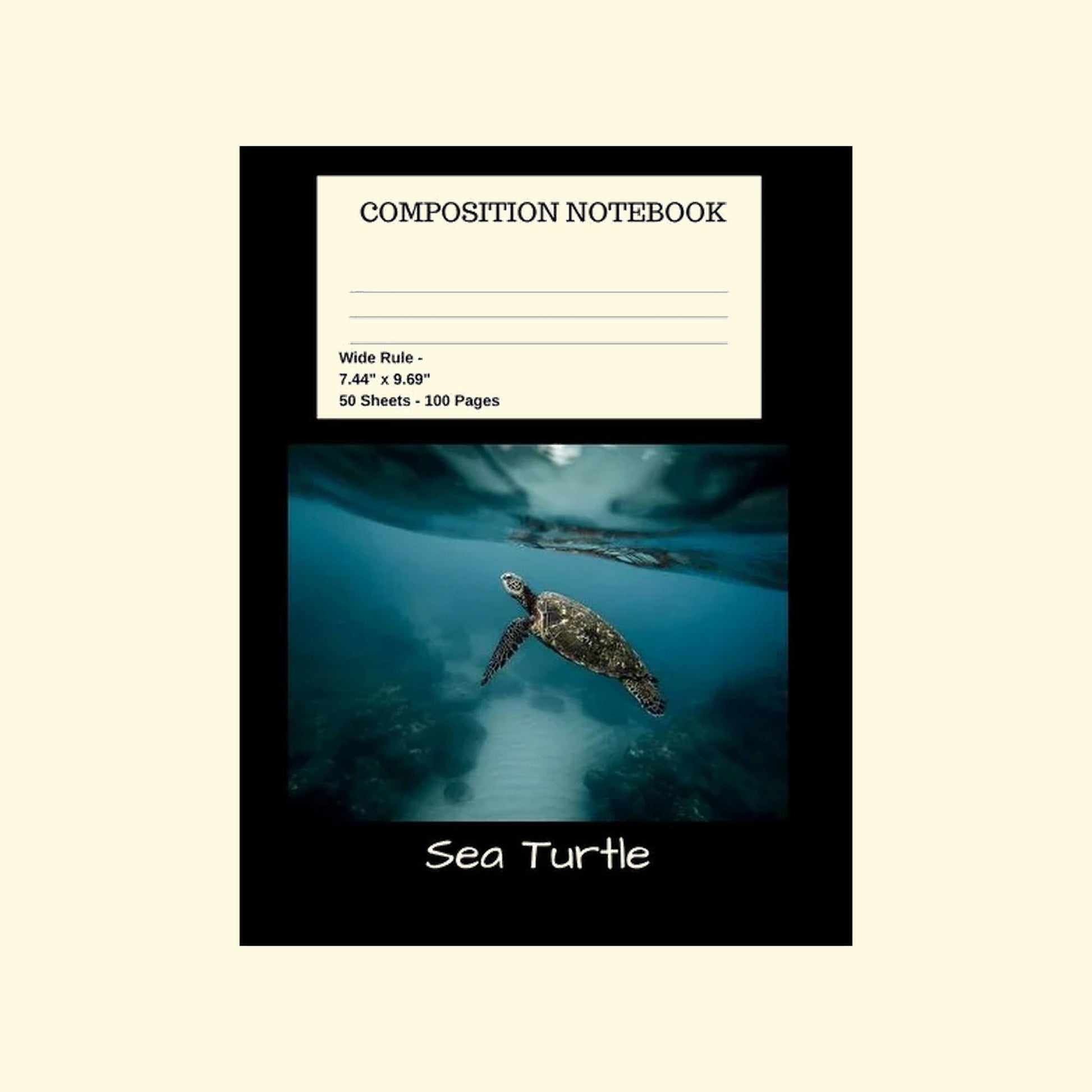Kat Composition Notebooks, 8.5in x 11in, Multicolor, 104 Sheets — authentic US product shipped worldwide by Treatspree