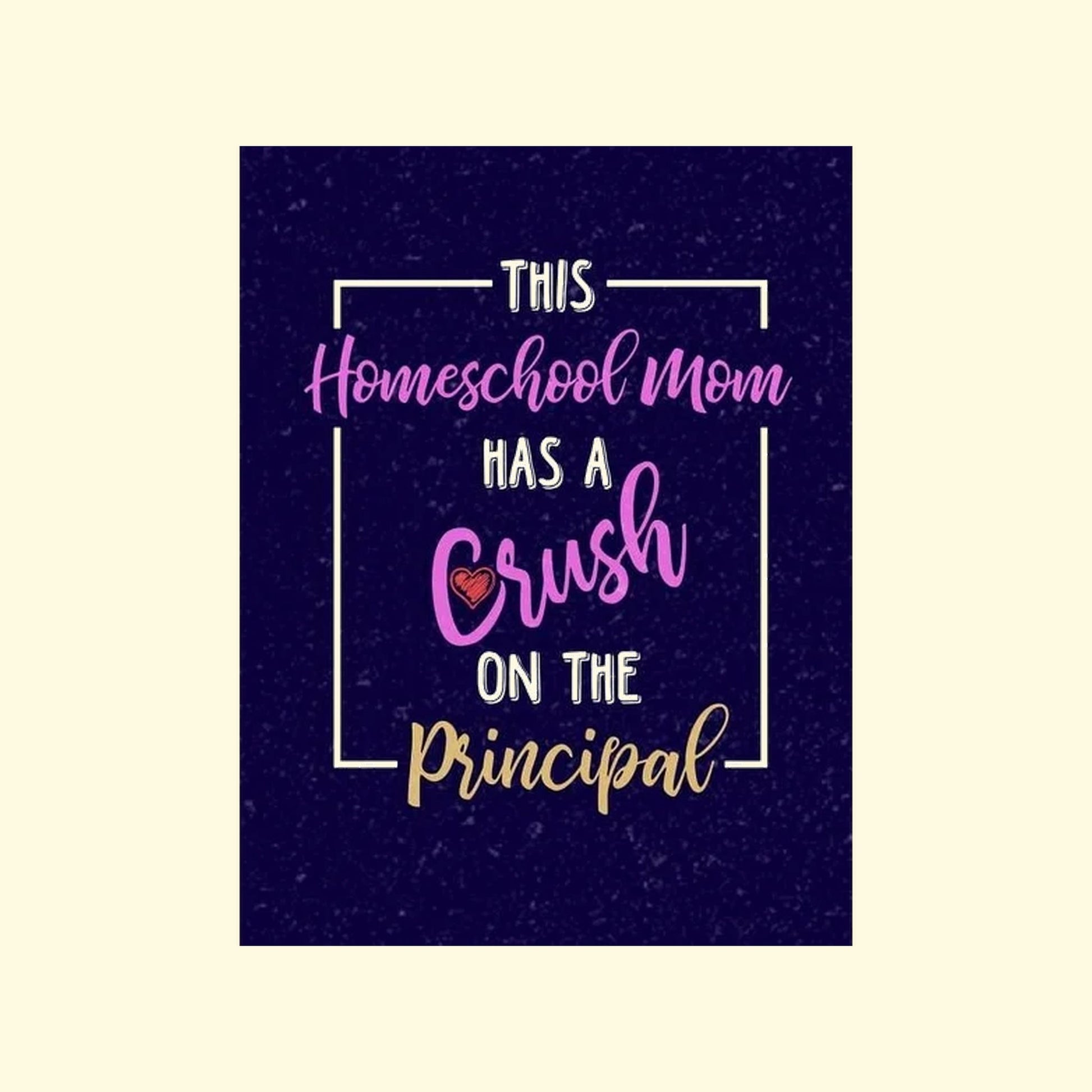 This Homeschool Has Crush one time principal 