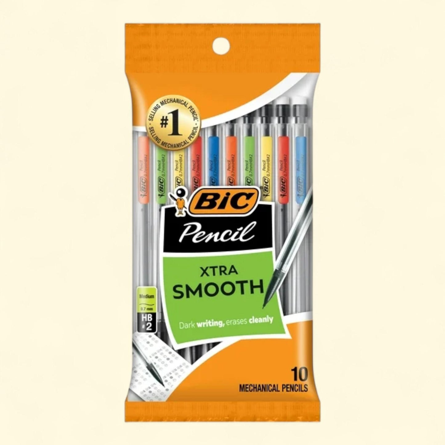 BIC Xtra Smooth Mechanical Pencil, 0.7 mm, 10 Count