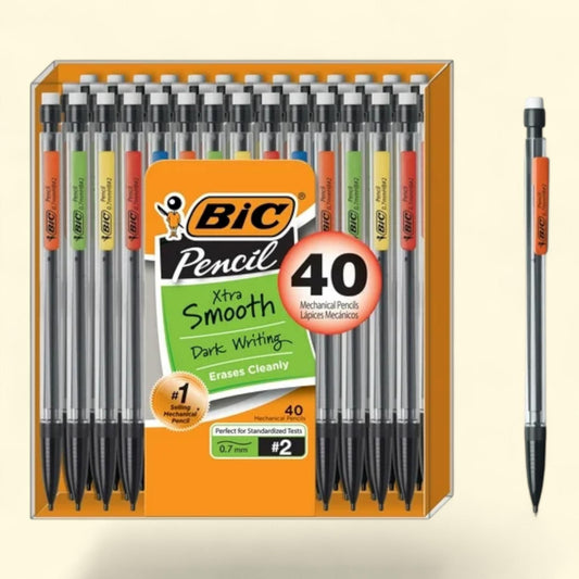 BIC Xtra-Smooth Mechanical Pencils, 40-Count Pack