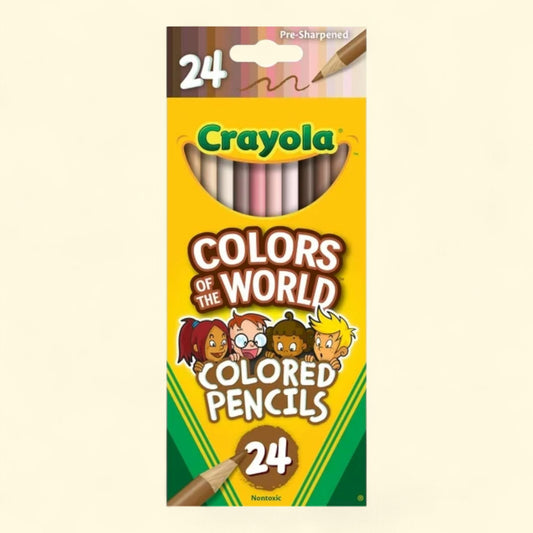 Crayola Colors of the World Colored Pencils, 24 Ct