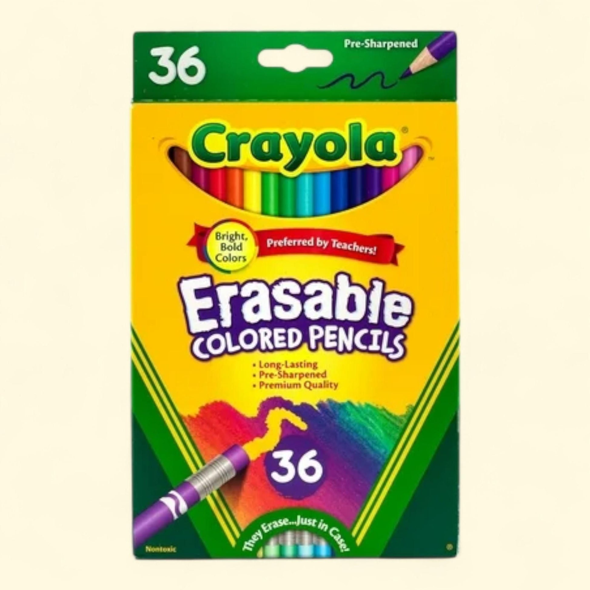 Crayola Erasable Colored Pencils, 36 Count — authentic US product shipped worldwide by Treatspree