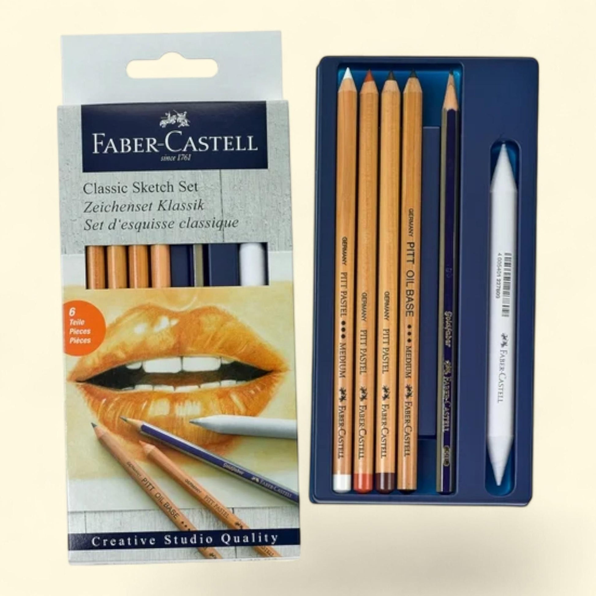 Faber-Castell Classic Sketch Set, Adult and Beginners Art Pencils, ... — authentic US product shipped worldwide by Treatspree