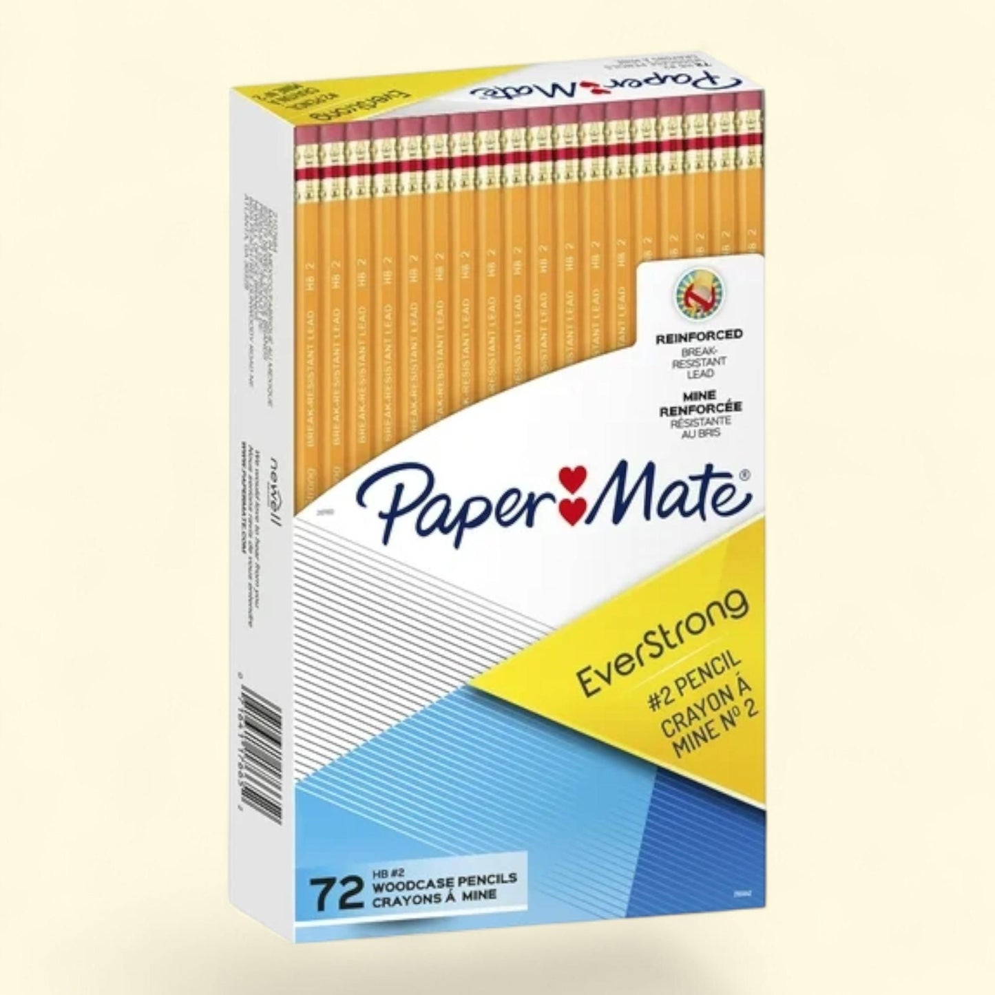 Paper Mate EverStrong #2 Pencils, 72-Count — authentic US product shipped worldwide by Treatspree