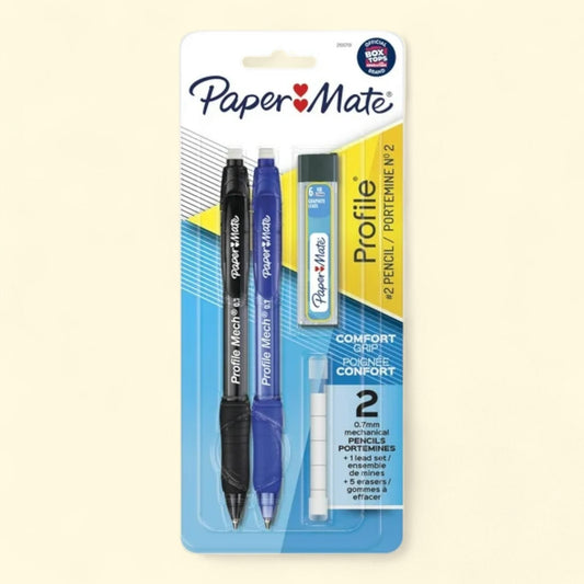 Paper Mate Profile Mech Mechanical Pencil Set, 0.7 mm, 2 Count