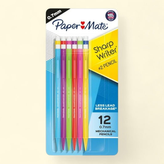 Paper Mate SharpWriter Mechanical Pencils, 0.7 mm, 12 Count