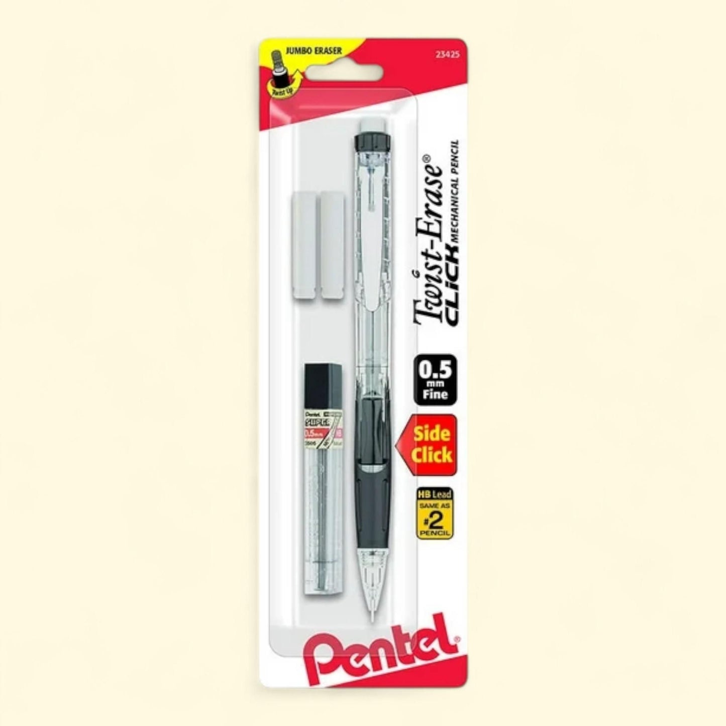 Pentel Twist Erase Click Mechanical Pencils, .5mm
