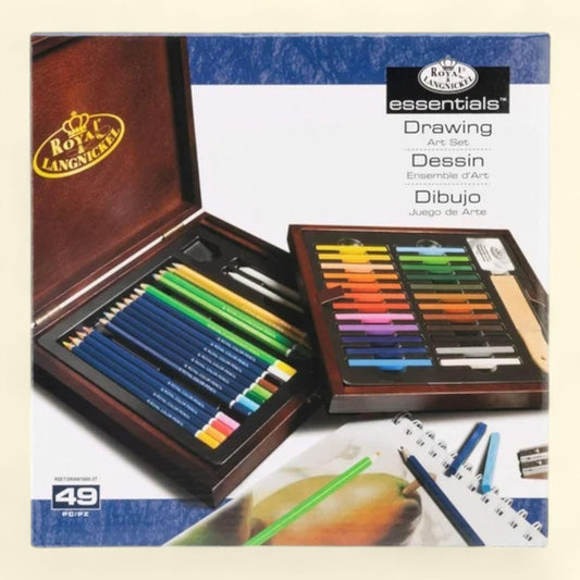 Royal & Langnickel Essentials Drawing Travel Art Set, 49pc